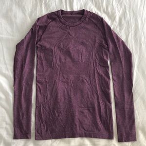 Lululemon Swiftly Tech striped long sleeve
